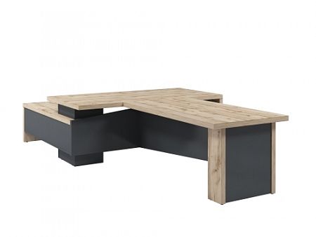 Стол руководителя с опорной тумбой Т-920.0000ПР с брифингом