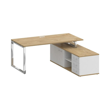 Стол руководителя (С опорной греденцией) Шифт SK.SRG-180 (R)