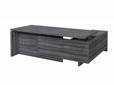 Стол с опорной тумбой FI-121L.DD Древесина Графит