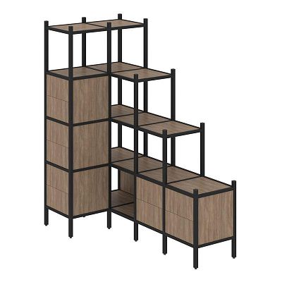 Стеллаж офисный угловой Loft VR.L-42