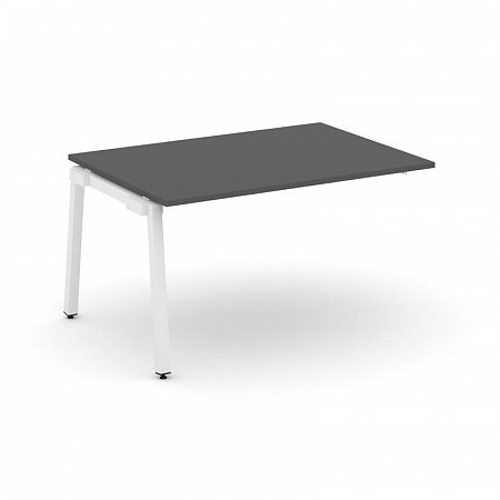 Style Project Проходной наб. элем. перег. стола SN-5A.NSPRG-004.3 Антрацит/Металл Белый 1580*980*750