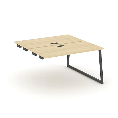 Style Project Стол-приставка к опор. элем. SN-4T1.DPRS-024 Акация Лорка/Металл Антрацит/Заглушка Пла