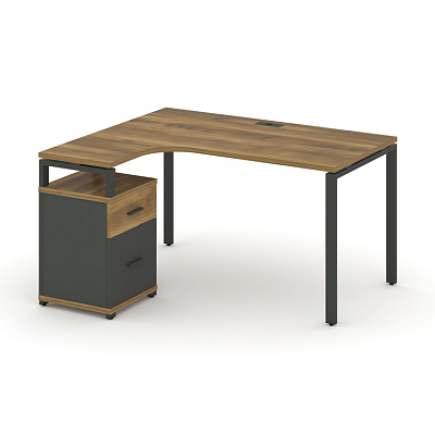 Стол эргономичный с опорной тумбой Concept CN.SA-308(L)