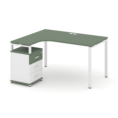 Стол эргономичный с опорной тумбой Concept CN.SA-305(L)