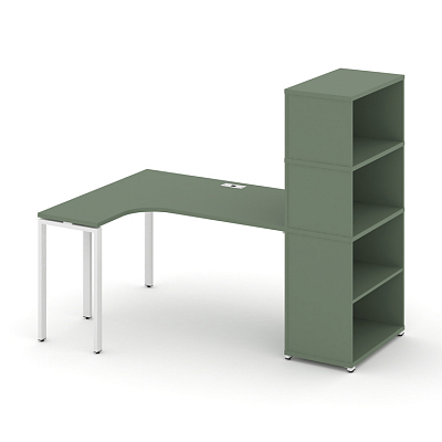 Стол эргономичный с опорным стеллажом Concept CN.SA-208(L)