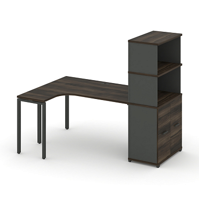 Стол эргономичный с опорным распашным шкафом Concept CN.SA-216(L)