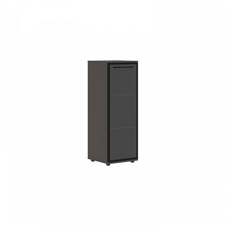 Шкаф-колонка со стеклянной дверью в металлической раме Эдис EMCS 42.7 (R)