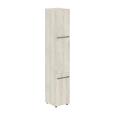 Шкаф колонка с глухой средней и малой дверью Лофтис LHC 40.3