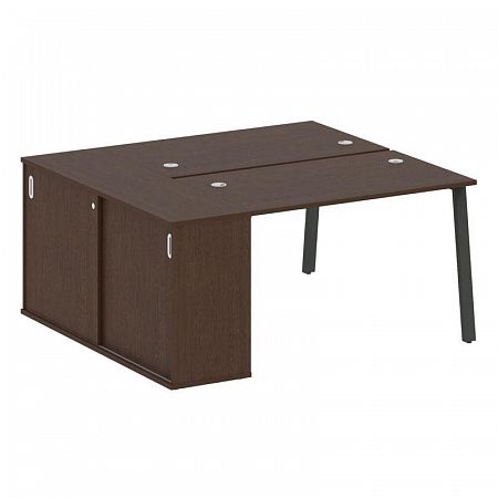 Бенч-система с шкафом-купе на А-обр. м/к Metal System БА.РС-СШК-1.2