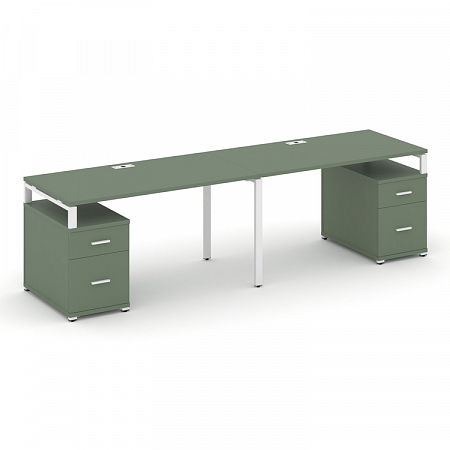 Бенч-система на 2 места с 2 опорными тумбами Concept CN.ORS-322