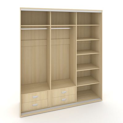 Корпус 3-х секционного шкафа высокого L=1919мм Марис SH.K3-3.1 K3