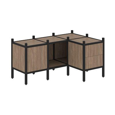 Стеллаж офисный угловой Loft VR.L-26