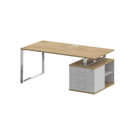 Стол руководителя (С опорной тумбой) Шифт SK.SRT-180 (R)