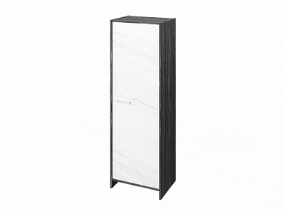 Шкаф для одежды FI-621.G. Древесина Графит/Мрамор Леванто белый